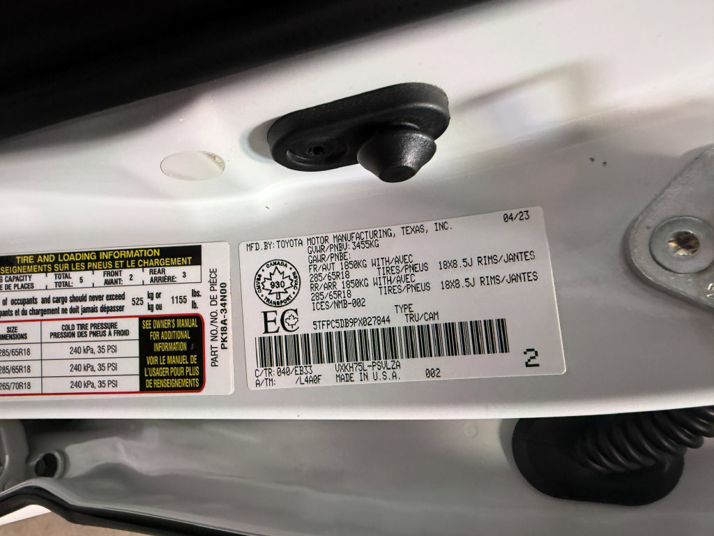 Used 2023 Toyota Tundra TRD Pro AWD/4WD image 56