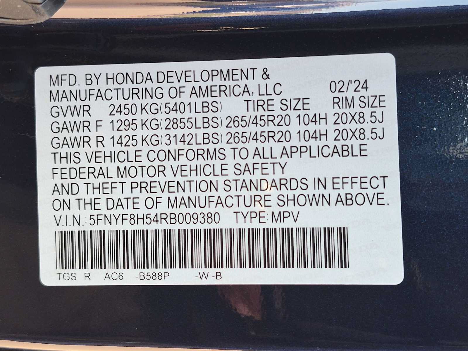 Certified 2024 Honda Passport EX-L image 34