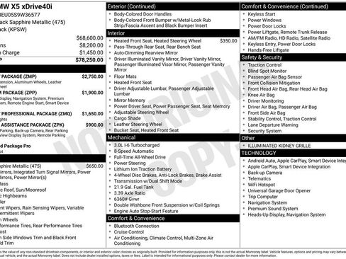 Used 2025 BMW X5 xDrive40i w/ M Sport Package AWD/4WD image 17