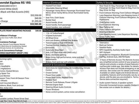 Used 2024 Chevrolet Equinox RS AWD/4WD image 16