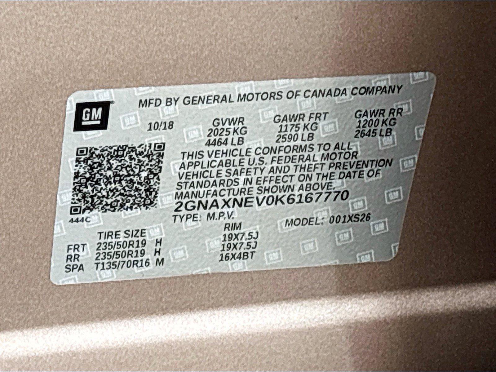 Used 2019 Chevrolet Equinox Premier FWD image 34