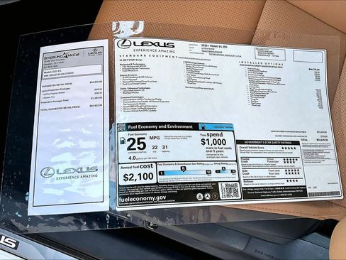 New 2025 Lexus ES 350 w/ Premium Package image 21