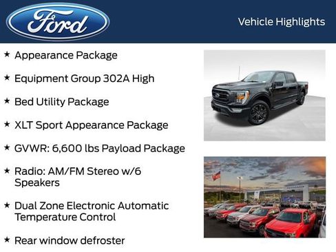 Certified 2022 Ford F150 XLT w/ Equipment Group 302A High image 13