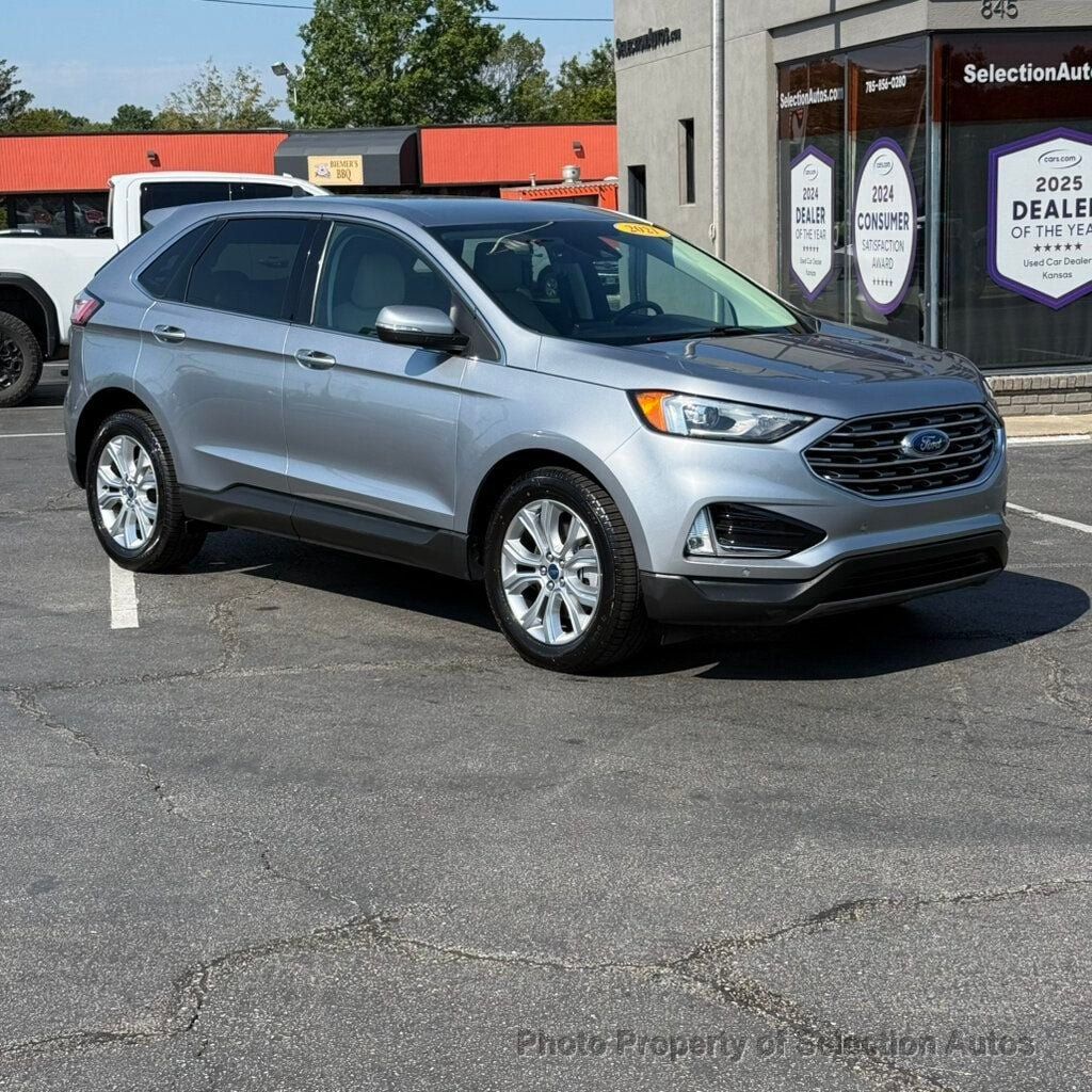Used 2021 Ford Edge Titanium w/ Cargo Accessory Package FWD image 2