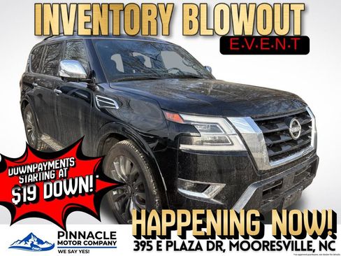 Used 2023 Nissan Armada Platinum w/ Captain's Chairs Package image 1