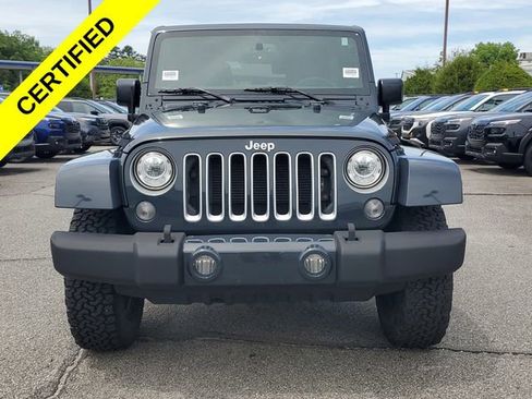 Certified 2017 Jeep Wrangler Unlimited Sahara w/ Connectivity Group AWD/4WD image 2