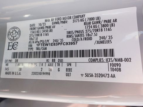 Used 2023 Ford F150 Tremor AWD/4WD image 14