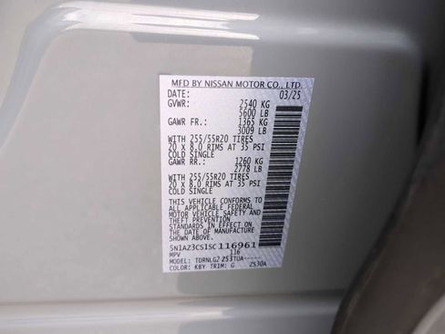 Used 2025 Nissan Murano SL w/ Cargo Package image 35