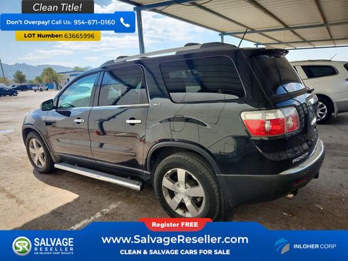 Used 2012 GMC Acadia SLT w/ LPO, 'HIT The Road' Package FWD image 3