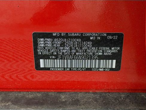Used 2022 Subaru WRX Premium AWD/4WD image 33