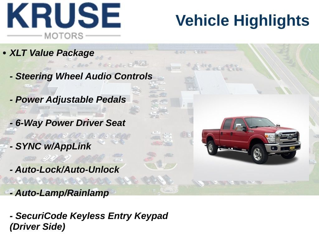 Used 2012 Ford F350 XLT w/ XLT Value Pkg AWD/4WD image 10