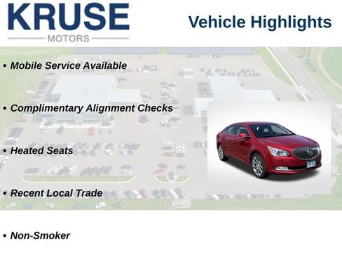 Used 2014 Buick LaCrosse Leather w/ Driver Confidence Package FWD image 14