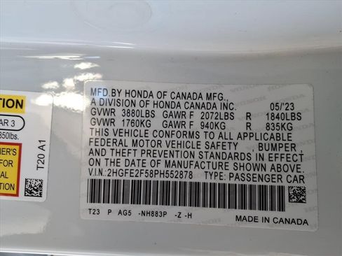 Used 2023 Honda Civic Sport image 30