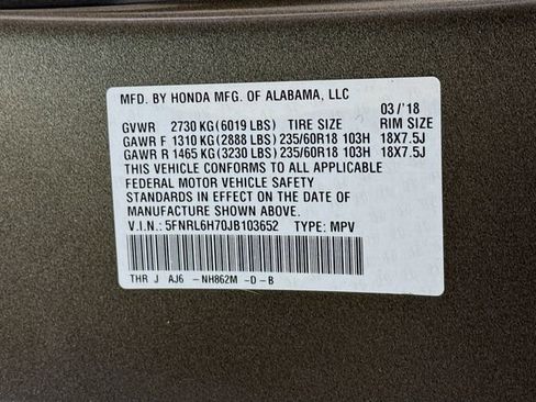 Used 2018 Honda Odyssey EX-L image 33