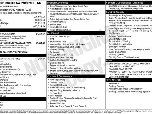 Used 2024 Buick Encore GX Preferred w/ Comfort Package FWD image 3