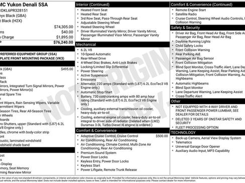 Used 2023 GMC Yukon Denali RWD image 1