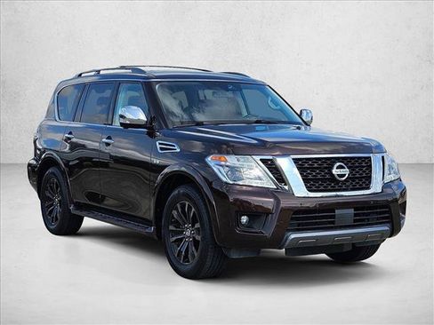 Used 2019 Nissan Armada Platinum w/ Interior Lighting Package RWD image 3