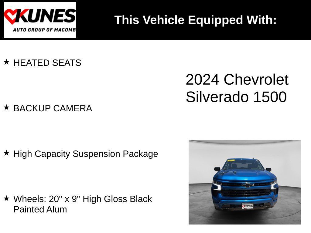 Used 2024 Chevrolet Silverado 1500 RST AWD/4WD image 3