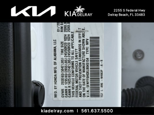Used 2020 Honda Pilot Elite image 40