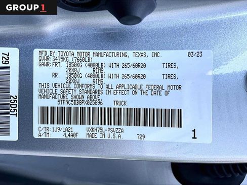 Used 2023 Toyota Tundra Platinum AWD/4WD image 37