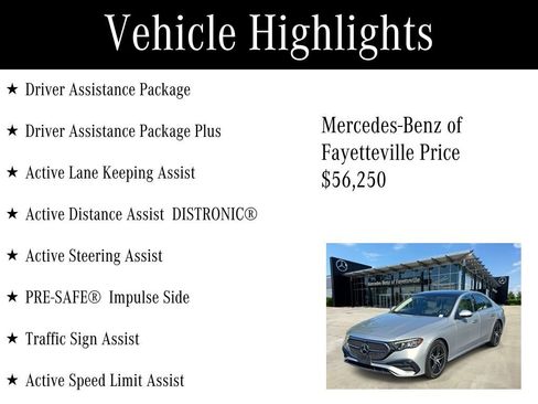 Certified 2025 Mercedes-Benz E 350 Sedan w/ Driver Assistance Package image 6