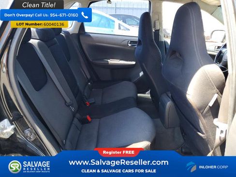 Used 2008 Subaru Impreza WRX Sedan w/ Sport Trim 2A AWD/4WD image 13