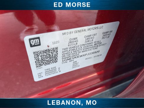 Certified 2023 Chevrolet Traverse Premier w/ LPO, Floor Liner Package image 33