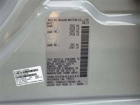 New 2025 Nissan Altima 2.5 SR w/ SR Premium Package image 26