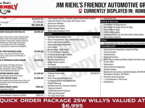 Used 2023 Jeep Wrangler Unlimited Sport AWD/4WD image 1