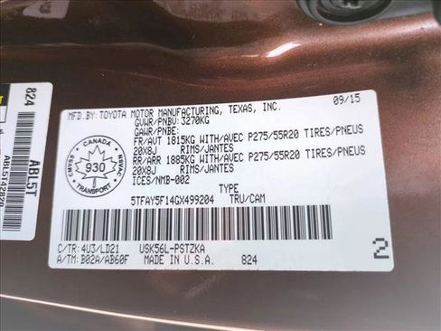 Used 2016 Toyota Tundra Platinum image 24