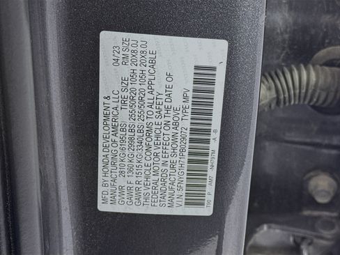 Certified 2023 Honda Pilot Touring image 34