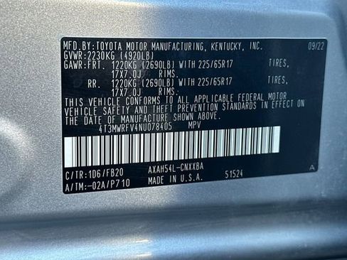 Certified 2022 Toyota RAV4 LE image 34