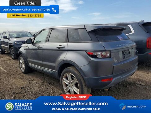 Used 2015 Land Rover Range Rover Evoque Pure Plus AWD/4WD image 3