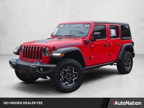 Used 2023 Jeep Wrangler Unlimited Rubicon 4xe w/ Cold Weather Group AWD/4WD image 1