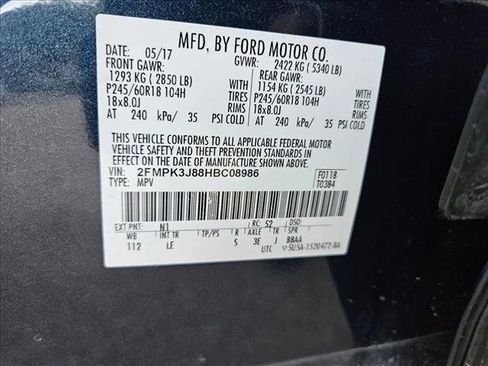 Used 2017 Ford Edge SEL w/ Equipment Group 201A image 22