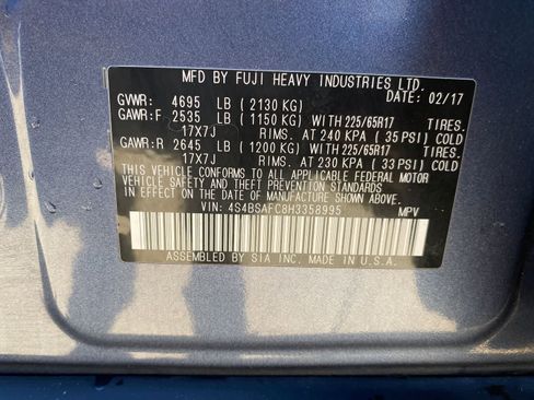 Used 2017 Subaru Outback 2.5i Premium image 32