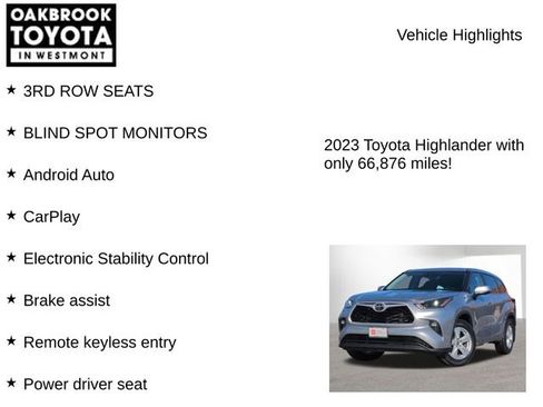 Certified 2023 Toyota Highlander LE image 7