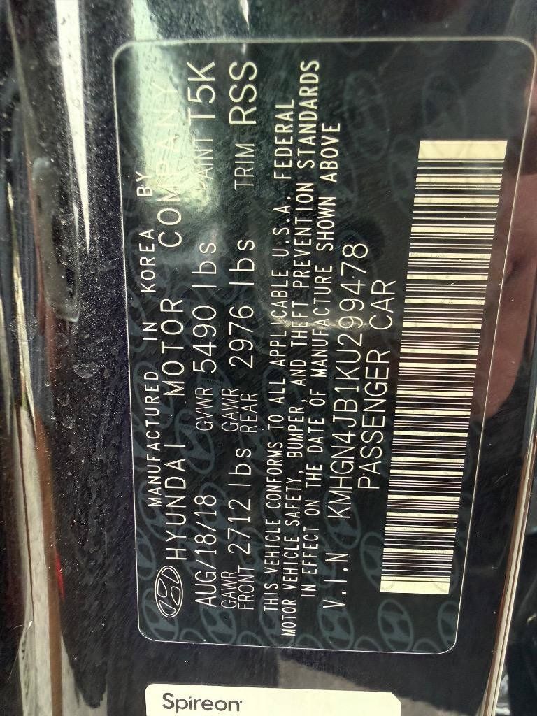 Used 2019 Genesis G80 3.3T Sport RWD image 29