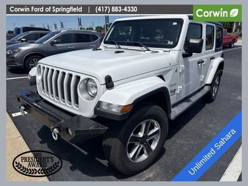 Used 2019 Jeep Wrangler Unlimited Sahara AWD/4WD image 1