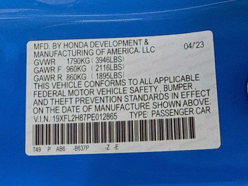 Used 2023 Honda Civic Sport image 42