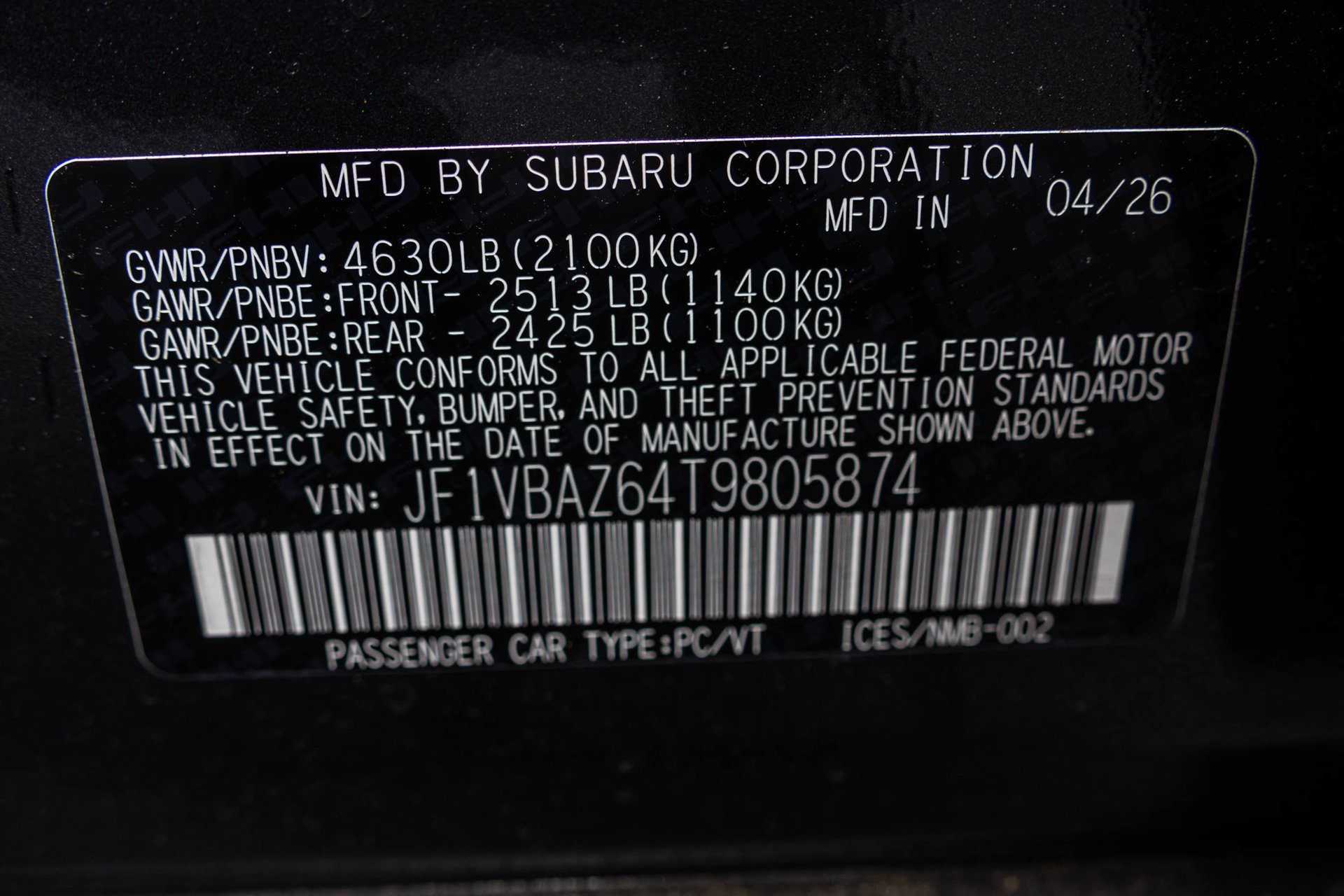New 2026 Subaru WRX tS w/ WRX Essentials Package AWD/4WD image 43