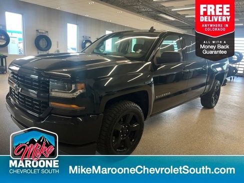 Used 2018 Chevrolet Silverado 1500 Custom w/ Custom Value Package AWD/4WD image 1