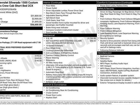 Used 2023 Chevrolet Silverado 1500 Custom Trail Boss AWD/4WD image 2