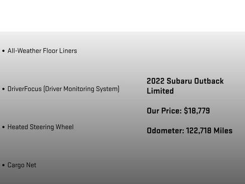 Used 2022 Subaru Outback Limited image 24