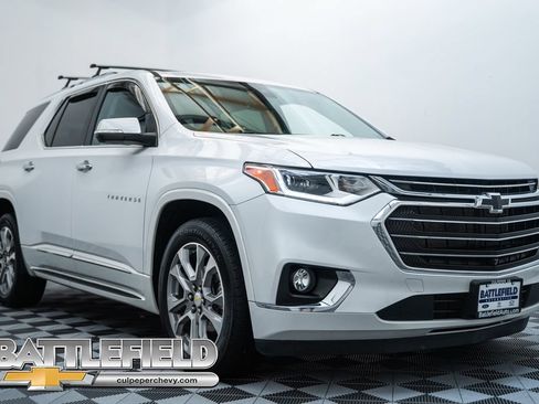 Used 2021 Chevrolet Traverse Premier w/ LPO, 'HIT The Road' Package AWD/4WD image 1
