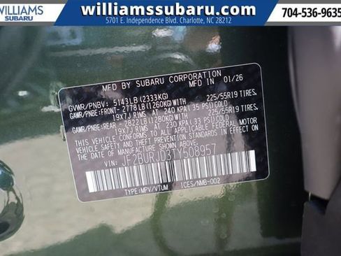 New 2026 Subaru Outback Touring XT AWD/4WD image 26