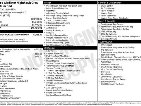 Used 2025 Jeep Gladiator Sport AWD/4WD image 18