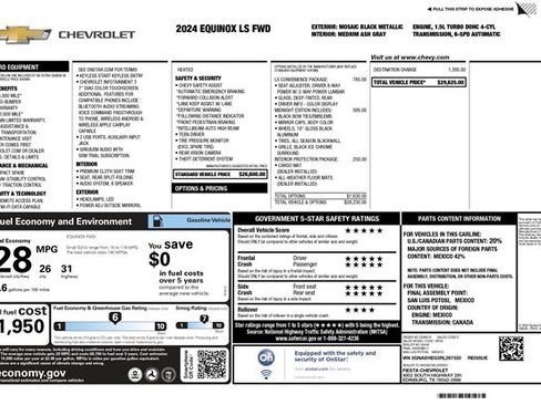 Used 2024 Chevrolet Equinox LS w/ LS Convenience Package image 26