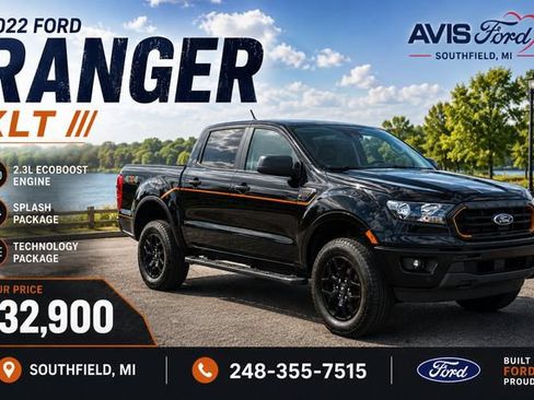 Used 2022 Ford Ranger XLT w/ Equipment Group 302A High AWD/4WD image 1
