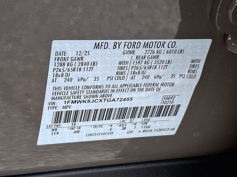 New 2026 Ford Explorer Tremor w/ Tremor Ultimate Package image 19